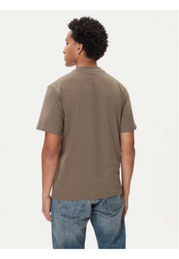 Hugo - HUGO T-Shirt Dapolino 50488330 Zielony Relaxed Fit. Kolor: zielony. Materiał: bawełna