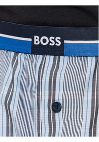 BOSS - Boss Piżama 50515572 Niebieski Regular Fit. Kolor: niebieski. Materiał: bawełna