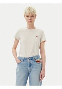 Levi's® T-Shirt Perfect 39185-0363 Écru Regular Fit. Materiał: bawełna