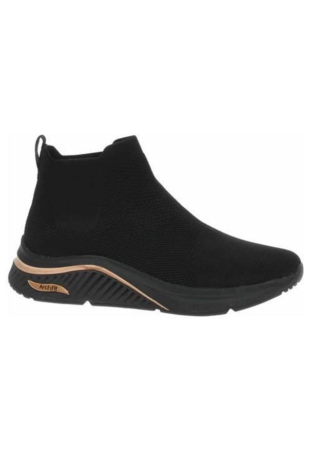 skechers - Buty do chodzenia damskie Skechers Arch Fit S-miles. Zapięcie: bez zapięcia. Kolor: wielokolorowy. Materiał: tkanina, materiał, syntetyk. Szerokość cholewki: normalna. Sport: turystyka piesza