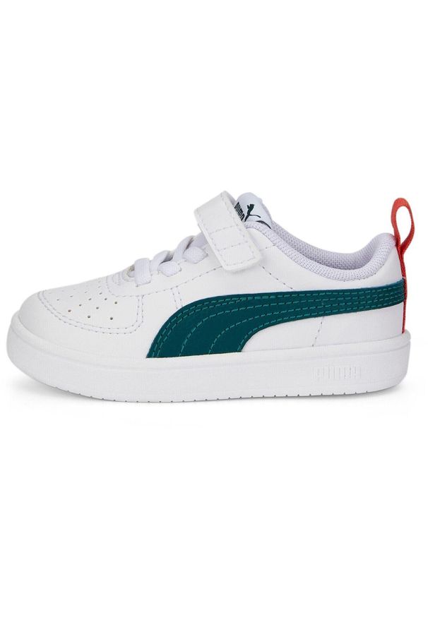 Adidasy Puma Rickie Inf, Dzieci. Zapięcie: rzepy. Kolor: biały. Materiał: materiał, syntetyk. Szerokość cholewki: normalna. Sport: turystyka piesza