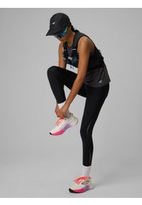 4f - 4F Koszulka do biegania regular szybkoschnąca damska - szara S. Kolor: szary. Sport: fitness, bieganie #2