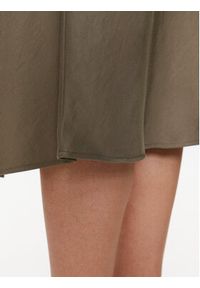 Olsen Spódnica midi 16001336 Khaki Regular Fit. Kolor: brązowy. Materiał: wiskoza #5