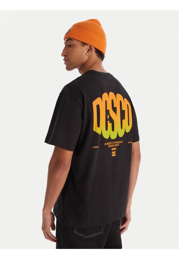 DC Shoes T-Shirt EDYZT04372 KVJ0 Czarny Relaxed Fit. Kolor: czarny. Materiał: bawełna