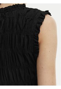 only - ONLY Bluzka Goa 15363693 Czarny Regular Fit. Kolor: czarny. Materiał: len #3