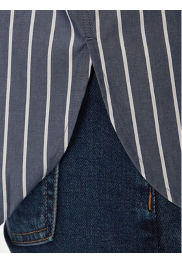 Calvin Klein Jeans Koszula Ls Yd LV04RF106G Niebieski Regular Fit. Kolor: niebieski. Materiał: bawełna