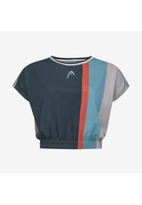 Head - PADEL Crop Top Women. Kolor: niebieski