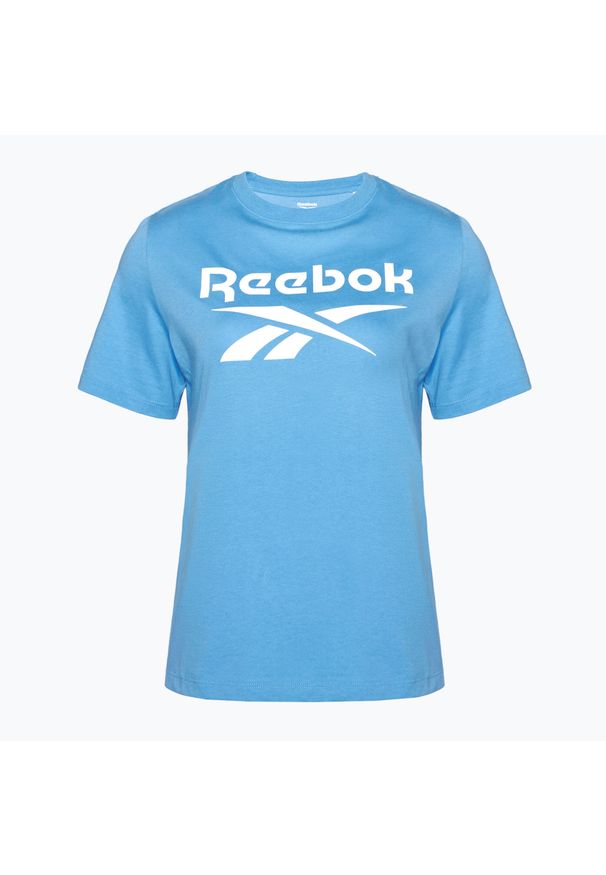 Reebok Fitness - Koszulka Reebok Identity Big Logo Tee. Kolor: niebieski. Sport: fitness