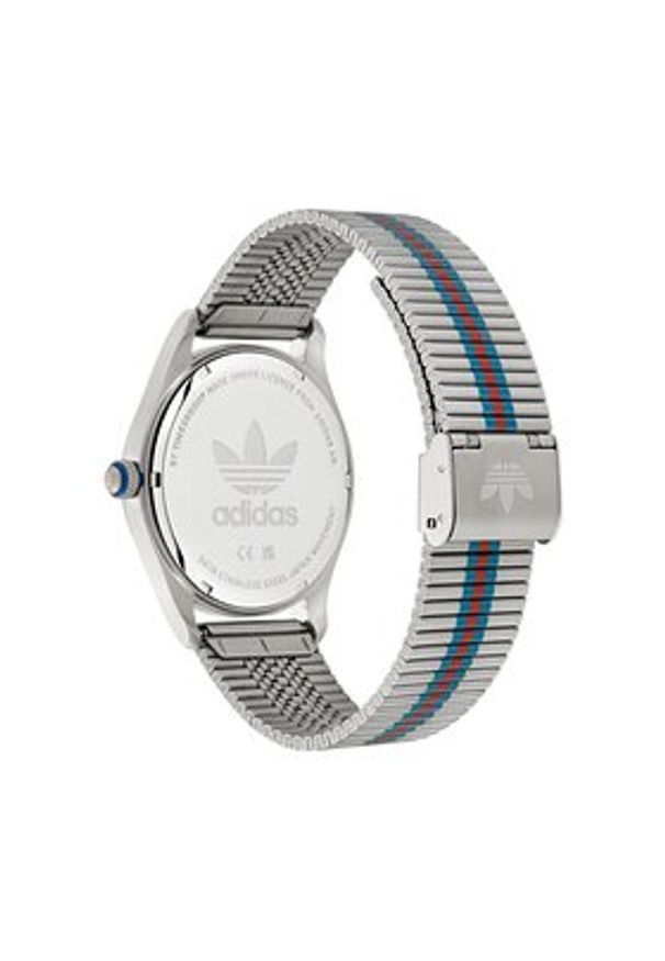 Adidas - adidas Zegarek Originals Code Four AOSY23531 Srebrny. Kolor: srebrny