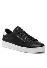 Karl Lagerfeld - KARL LAGERFELD Sneakersy KL51019 Czarny. Kolor: czarny. Materiał: skóra #4