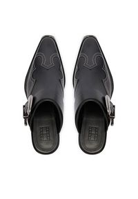 Tommy Jeans Klapki Archive Cowboy Mule Leather EN0EN03063 Czarny. Kolor: czarny. Materiał: skóra #5