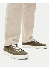Lacoste Tenisówki 7-49CMA0033 Khaki. Kolor: brązowy. Materiał: materiał #7