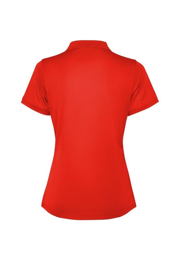 ROLY - Damska Koszulka Polo Z Krótkim Rękawem Tormo. Typ kołnierza: polo. Kolor: czerwony. Długość rękawa: krótki rękaw. Długość: krótkie