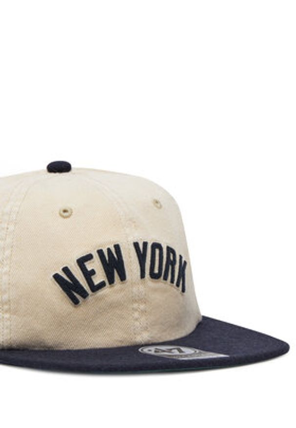 47 Brand Czapka z daszkiem MLB New York Yankees Fieldstone ’47 CAPTAIN RL B-FLDST17HTP Biały. Kolor: biały. Materiał: materiał, bawełna