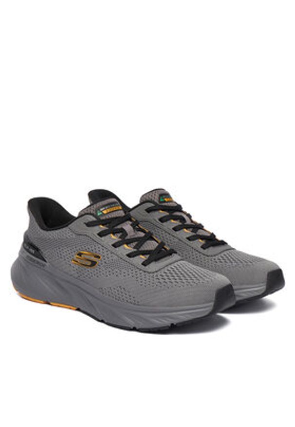 skechers - Skechers Sneakersy Edgeride 232846 CCYL Szary. Kolor: szary. Materiał: materiał