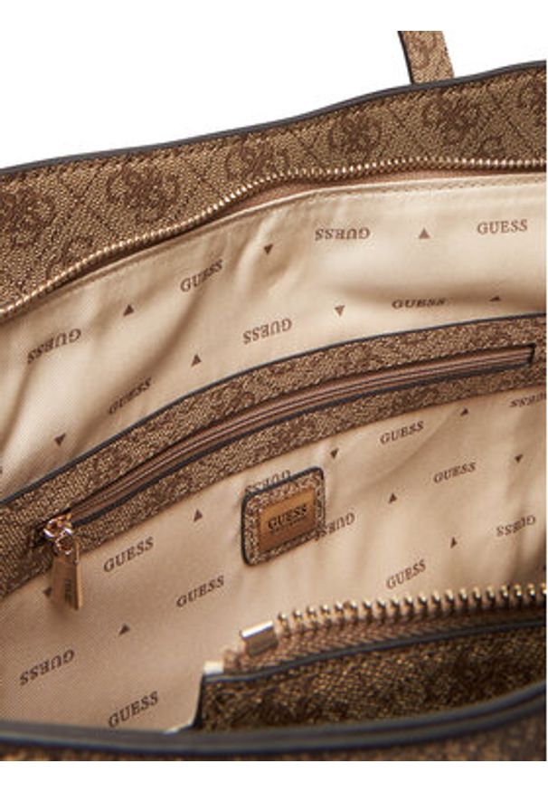 Guess Torebka Meridian II HWSG69 74230 Brązowy. Kolor: brązowy. Materiał: skórzane