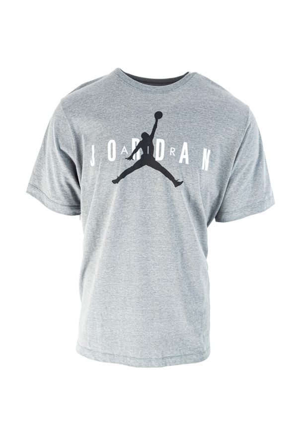 Nike - Koszulka męska nike air jordan wordmark tee carbon heather. Kolor: szary. Sport: koszykówka