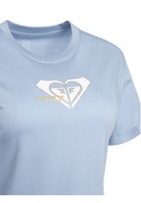 Roxy T-Shirt Oceanregular ERJZT06078 Niebieski Regular Fit. Kolor: niebieski. Materiał: bawełna #8