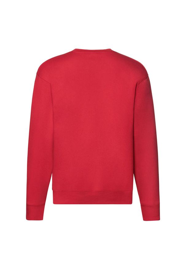 FRUIT OF THE LOOM - Męska Bluza Rozpinana Premium. Kolor: czerwony