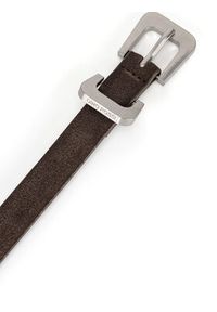 Gino Rossi Pasek Damski BLYL24003-1 Brązowy. Kolor: brązowy. Materiał: skóra, zamsz #2