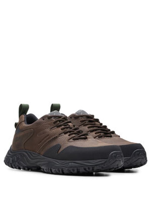 Clarks Sneakersy Atl Walk Go Wp 26173484 Brązowy. Kolor: brązowy. Materiał: skóra