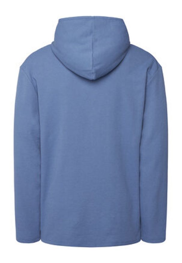 BOSS Bluza Waffle 50535885 Błękitny Regular Fit. Kolor: niebieski. Materiał: bawełna