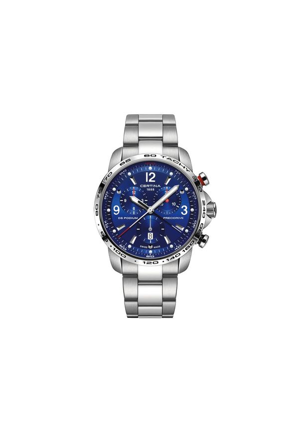 CERTINA RABAT ZEGAREK DS PODIUM BIG SIZE CHRONO C001.647.11.047.00. Materiał: koronka, materiał. Styl: sportowy, casual