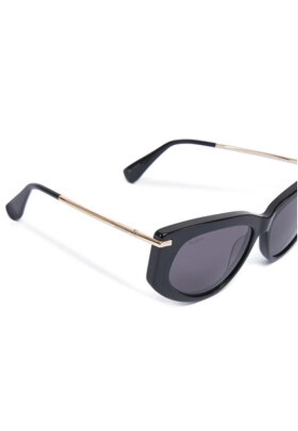 Max Mara Okulary przeciwsłoneczne MM0100 01A Czarny. Kolor: czarny