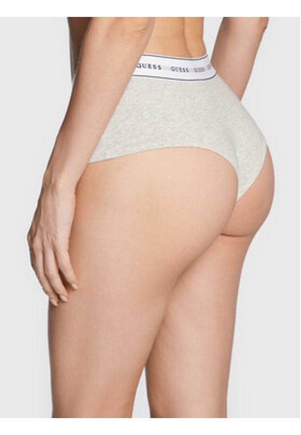 Guess Figi brazylijskie Carrie O97E03 KBBU1 Szary. Kolor: szary. Materiał: bawełna