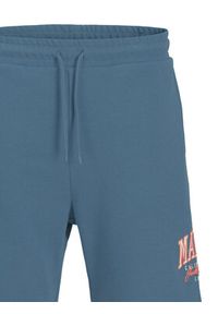 Jack & Jones - Jack&Jones Szorty sportowe Kane Detroit 12268773 Niebieski Relaxed Fit. Kolor: niebieski. Materiał: bawełna. Styl: sportowy #4
