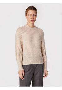 Moss Copenhagen Sweter Cheanna 16848 Beżowy Regular Fit. Kolor: beżowy. Materiał: syntetyk #1