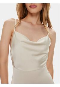 Vila Sukienka koktajlowa Ravenna 14085601 Beżowy Regular Fit. Kolor: beżowy. Materiał: syntetyk. Styl: wizytowy #2