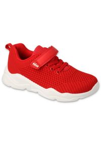 Befado obuwie dziecięce 516X204 czerwone. Kolor: czerwony
