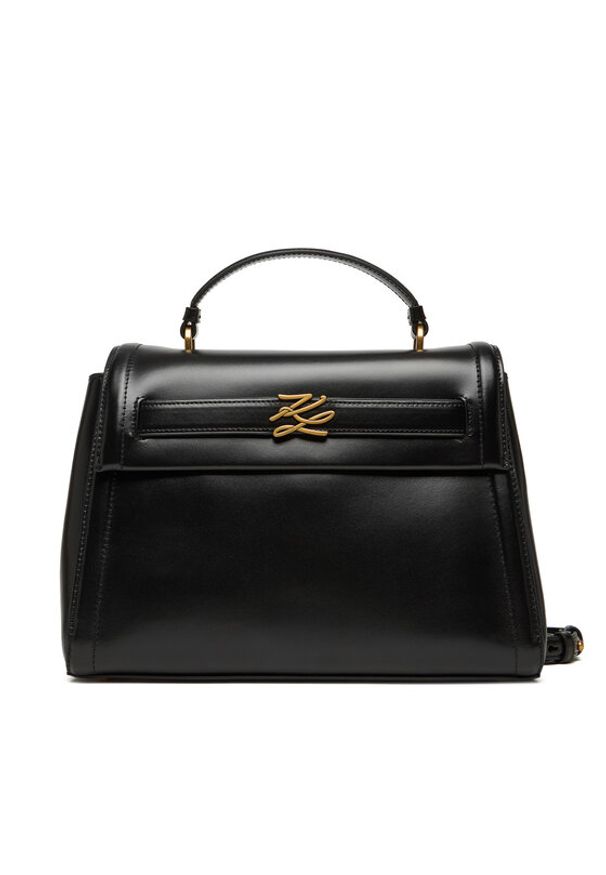 Karl Lagerfeld - KARL LAGERFELD Torebka A4W30099 Czarny. Kolor: czarny. Materiał: skórzane