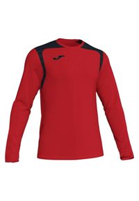 Joma - Dziecięca Koszulka Z Długim Rękawem Championship V. Kolor: czerwony. Długość rękawa: długi rękaw. Długość: długie. Sport: turystyka piesza #1