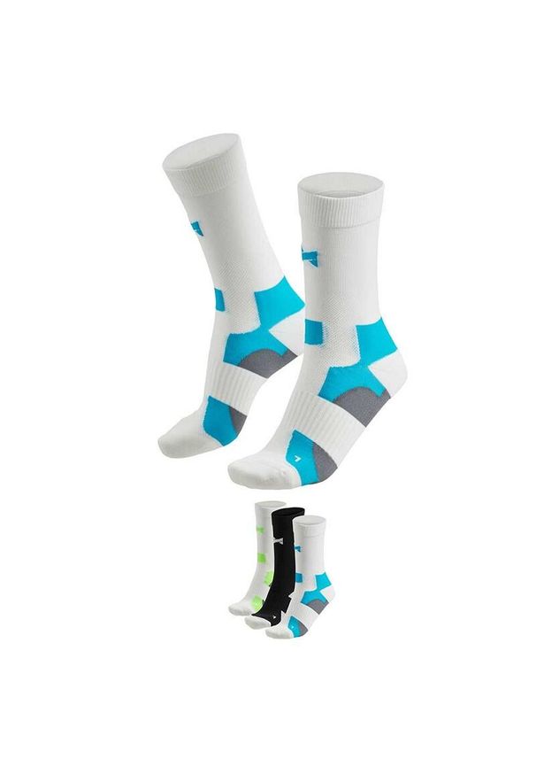 XTREME SOCKSWEAR - Skarpety kolarskie Xtreme Crew, 3 par, Multi Biały. Kolor: wielokolorowy. Sport: kolarstwo