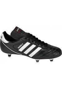 Adidas - Buty piłkarskie adidas Kaiser 5 Cup Sg 033200 czarne czarne. Kolor: czarny. Materiał: materiał, tworzywo sztuczne, skóra. Szerokość cholewki: normalna. Sport: piłka nożna #7
