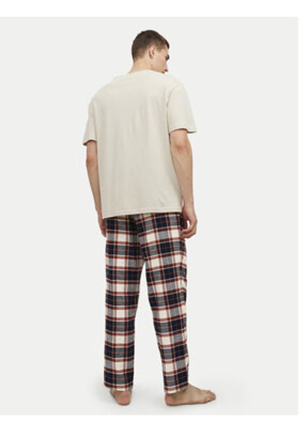 Jack & Jones Spodnie piżamowe Crimon 12182711 Kolorowy Regular Fit. Materiał: bawełna. Wzór: kolorowy