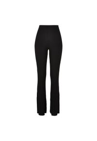 Urban Classics - Legginsy Damskie Dzianinowa Prążkowana Szeroka. Kolor: czarny. Materiał: prążkowany, dzianina. Sport: turystyka piesza