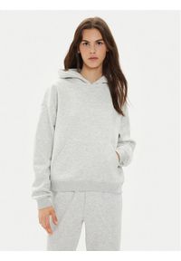 Gina Tricot Bluza 21735 Szary Oversize. Kolor: szary. Materiał: syntetyk, bawełna