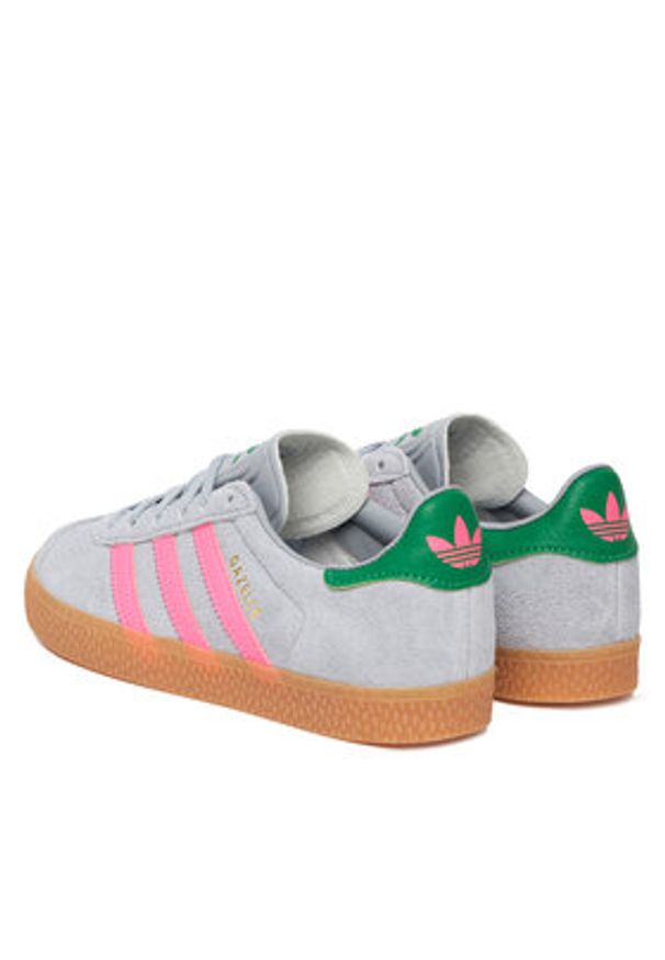 Adidas - adidas Sneakersy Gazelle IH6472 Szary. Kolor: szary. Materiał: zamsz, skóra. Model: Adidas Gazelle