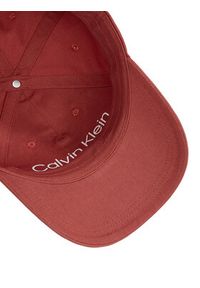 Calvin Klein Czapka z daszkiem K60K613102 Pomarańczowy. Kolor: pomarańczowy. Materiał: materiał, bawełna