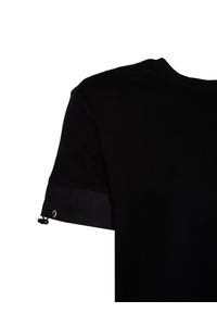 Les Hommes T-Shirt | LBT1020700N | Mężczyzna | Czarny. Okazja: na co dzień. Kolor: czarny. Materiał: elastan, bawełna, poliester. Długość rękawa: krótki rękaw. Styl: casual, elegancki #4