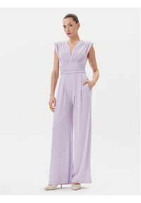 Rinascimento Kombinezon CFC0123771003 Fioletowy Regular Fit. Kolor: fioletowy. Materiał: syntetyk