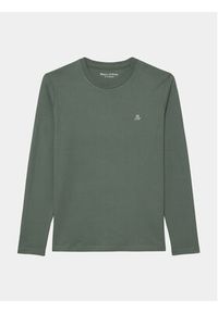 Marc O'Polo Longsleeve B21 2012 52210 Zielony Regular Fit. Typ kołnierza: polo. Kolor: zielony. Materiał: bawełna. Długość rękawa: długi rękaw #3
