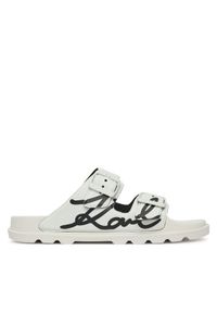 Karl Lagerfeld - KARL LAGERFELD Klapki Kondo Tred KL80972 Biały. Kolor: biały