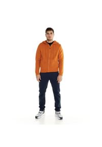 LEONE 1947 APPAREL - Męska bluza Leone z kapturem Shades. Typ kołnierza: kaptur. Kolor: żółty. Materiał: tkanina. Styl: sportowy