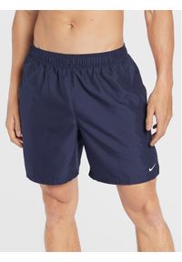 Nike Szorty kąpielowe Essential Volley NESSA559 Granatowy Regular Fit. Kolor: niebieski. Materiał: syntetyk