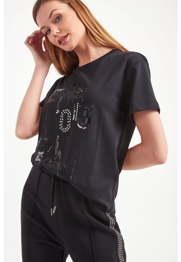 Emporio Armani - T-SHIRT EMPORIO ARMANI. Okazja: na co dzień. Materiał: materiał. Styl: casual