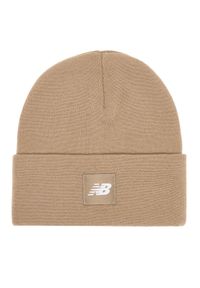 New Balance Czapka LAH13034SOT Beżowy. Kolor: beżowy. Materiał: materiał #1